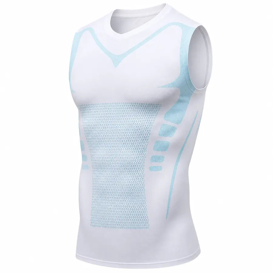 Torquell™ - Camiseta de Compresión Iónica que Aplana Barriga y Pecho al Instante