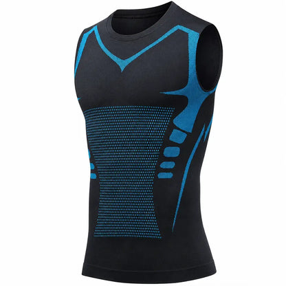 Torquell™ - Camiseta de Compresión Iónica que Aplana Barriga y Pecho al Instante